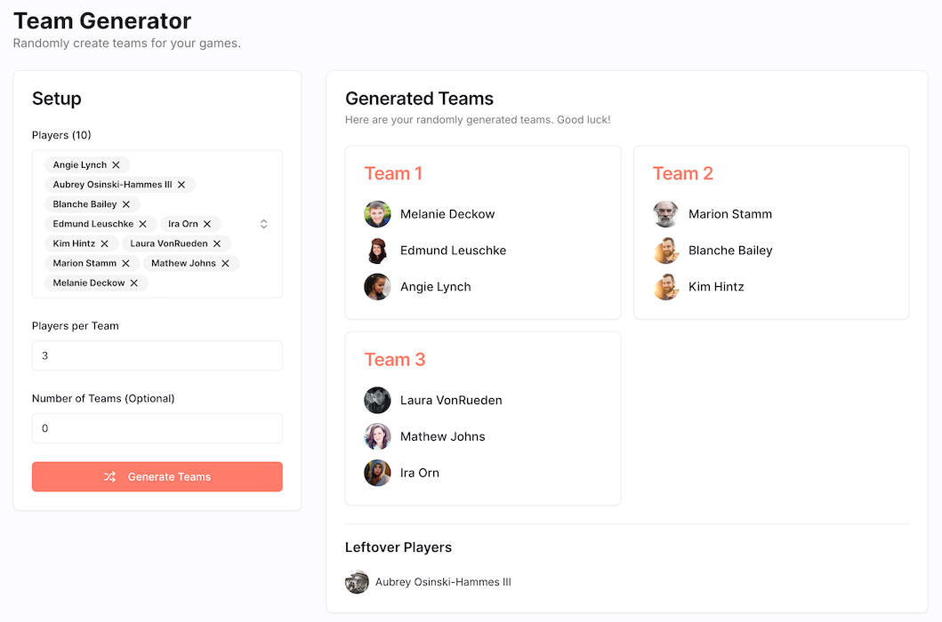 The session details modal showing comments.